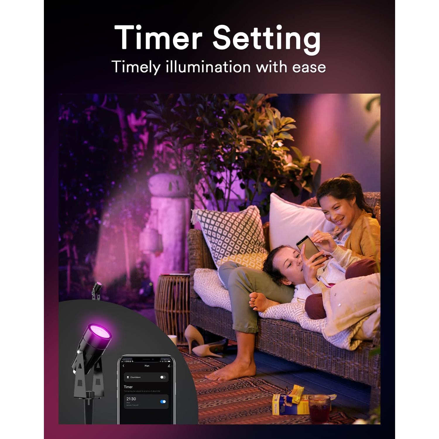 Focos Lumary 17,07 m Inteligentes RGB a Prueba de Agua