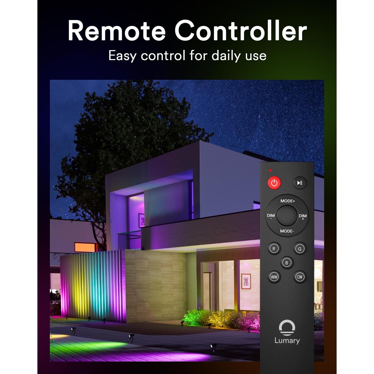 Focos Lumary 17,07 m Inteligentes RGB a Prueba de Agua