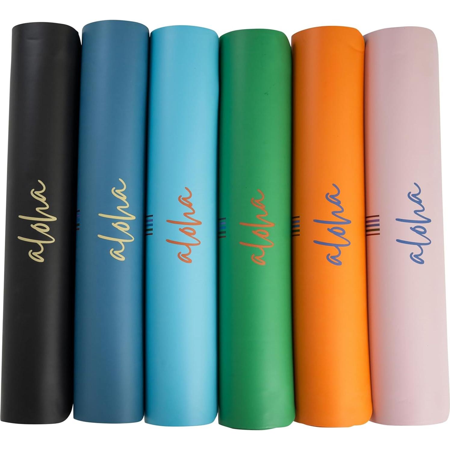 Esterilla de Yoga Aloha Bliss - Caucho Natural Antideslizante 182.88x68.58cm