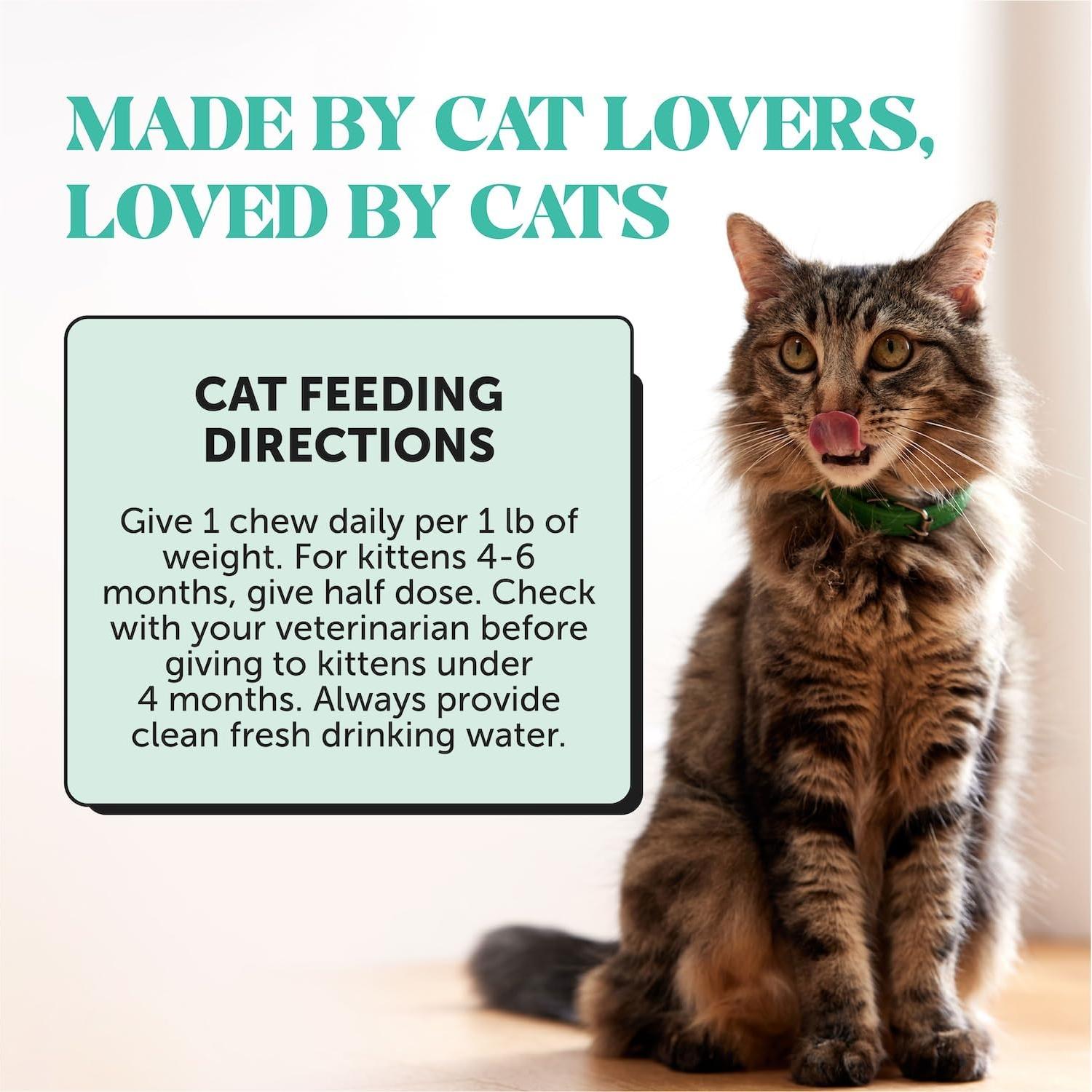 Bocados Dentales para Gatos Pet Honesty - 30 Días, Aliento Fresco