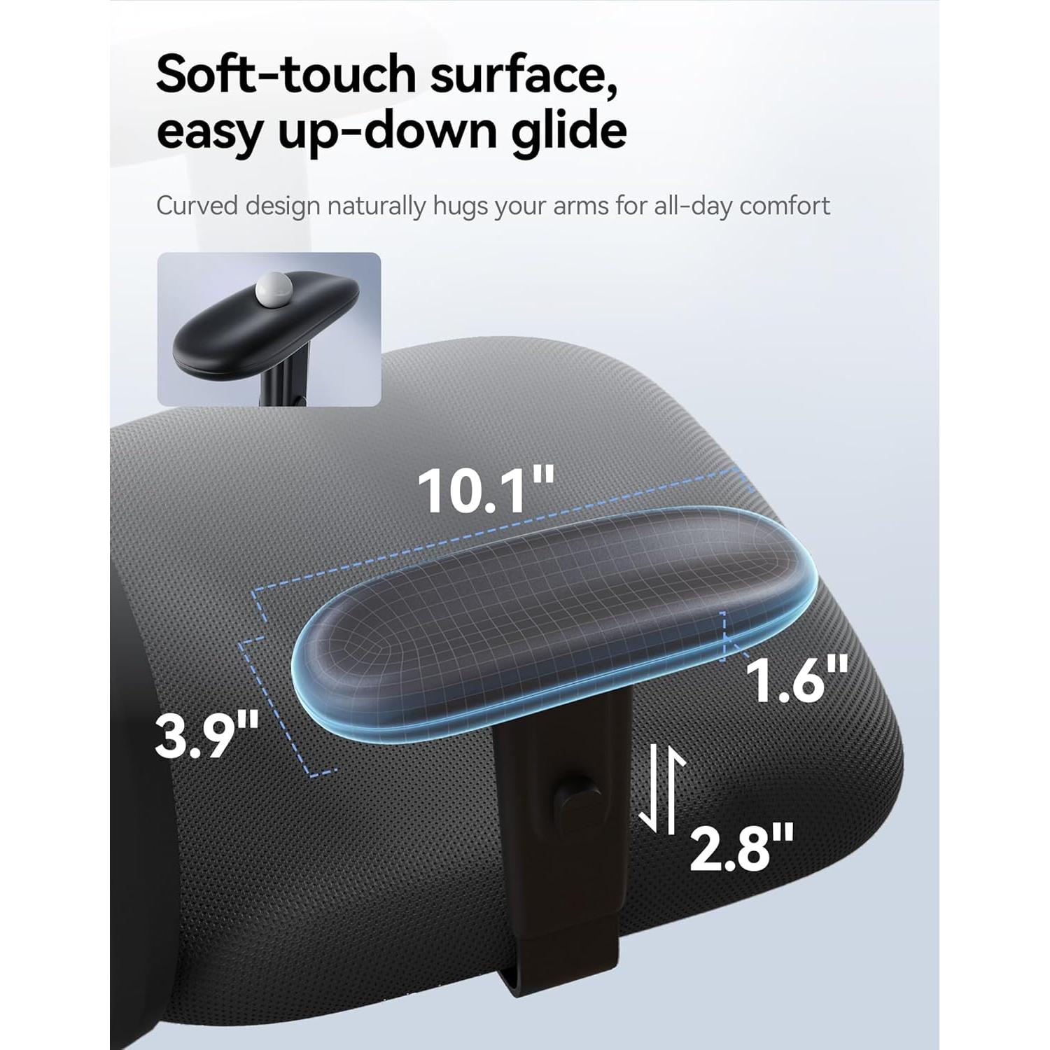 Silla de Oficina Ergonómica SIHOO M18 Negra Ajustable Soporte Lumbar