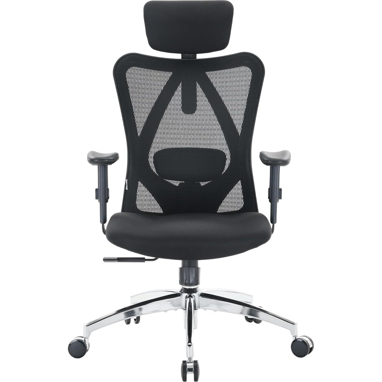 Silla de Oficina Ergonómica SIHOO M18 Negra Ajustable Soporte Lumbar