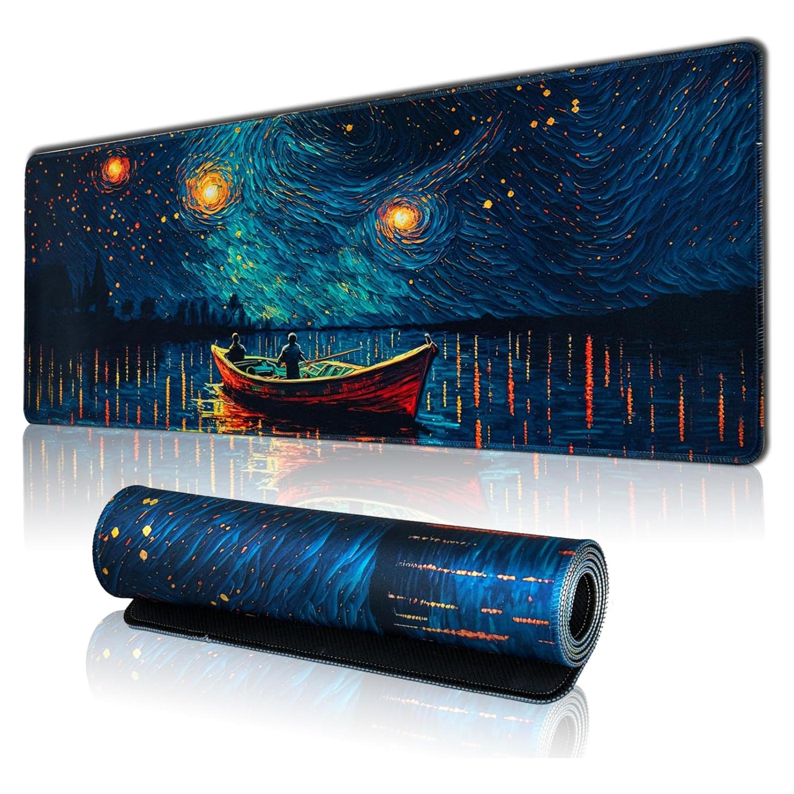 Alfombrilla de Ratón XL Hopipad Noche Estrellada 80x30 cm