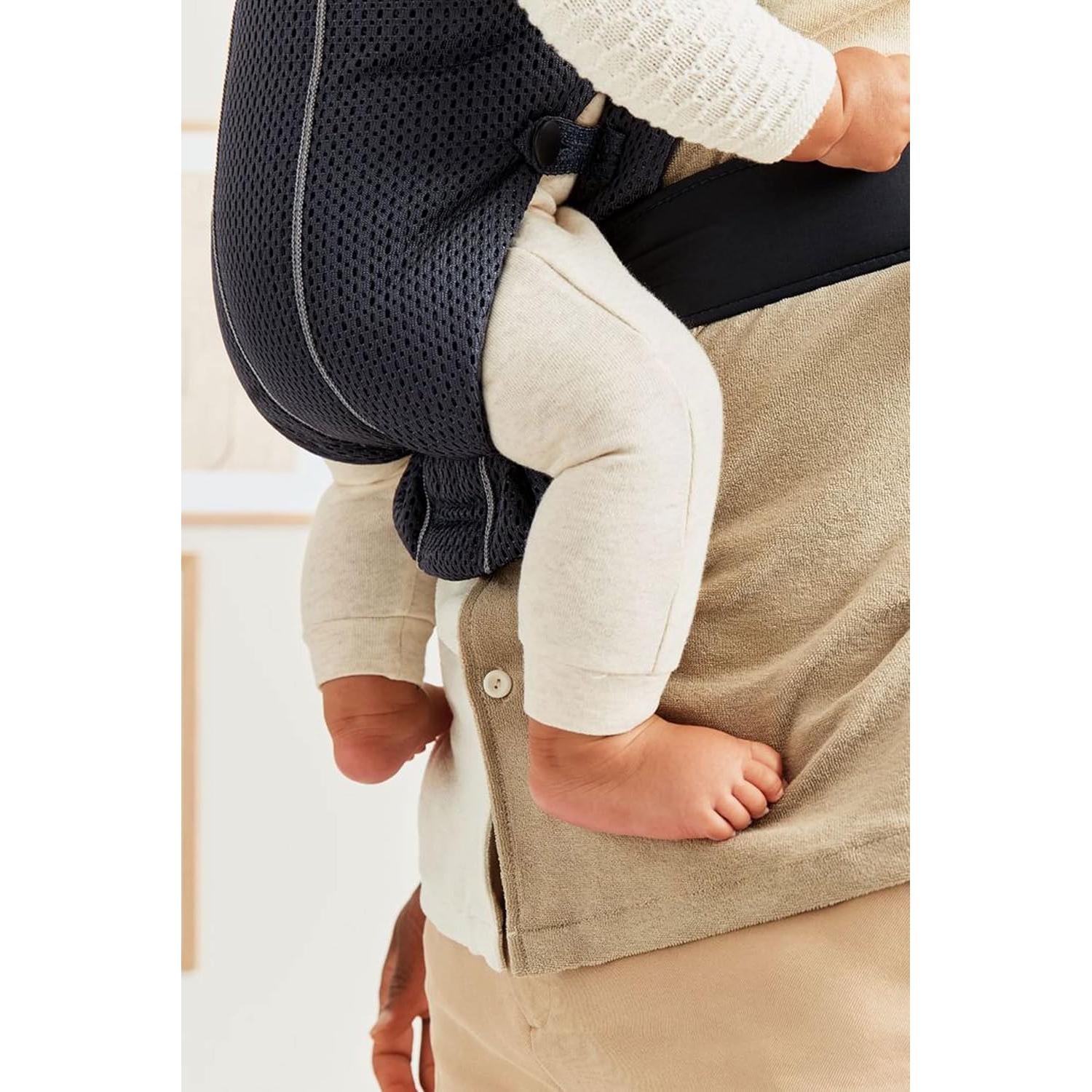 Portabebés Mini BabyBjörn Antracita Malla 3D 3-11 kg