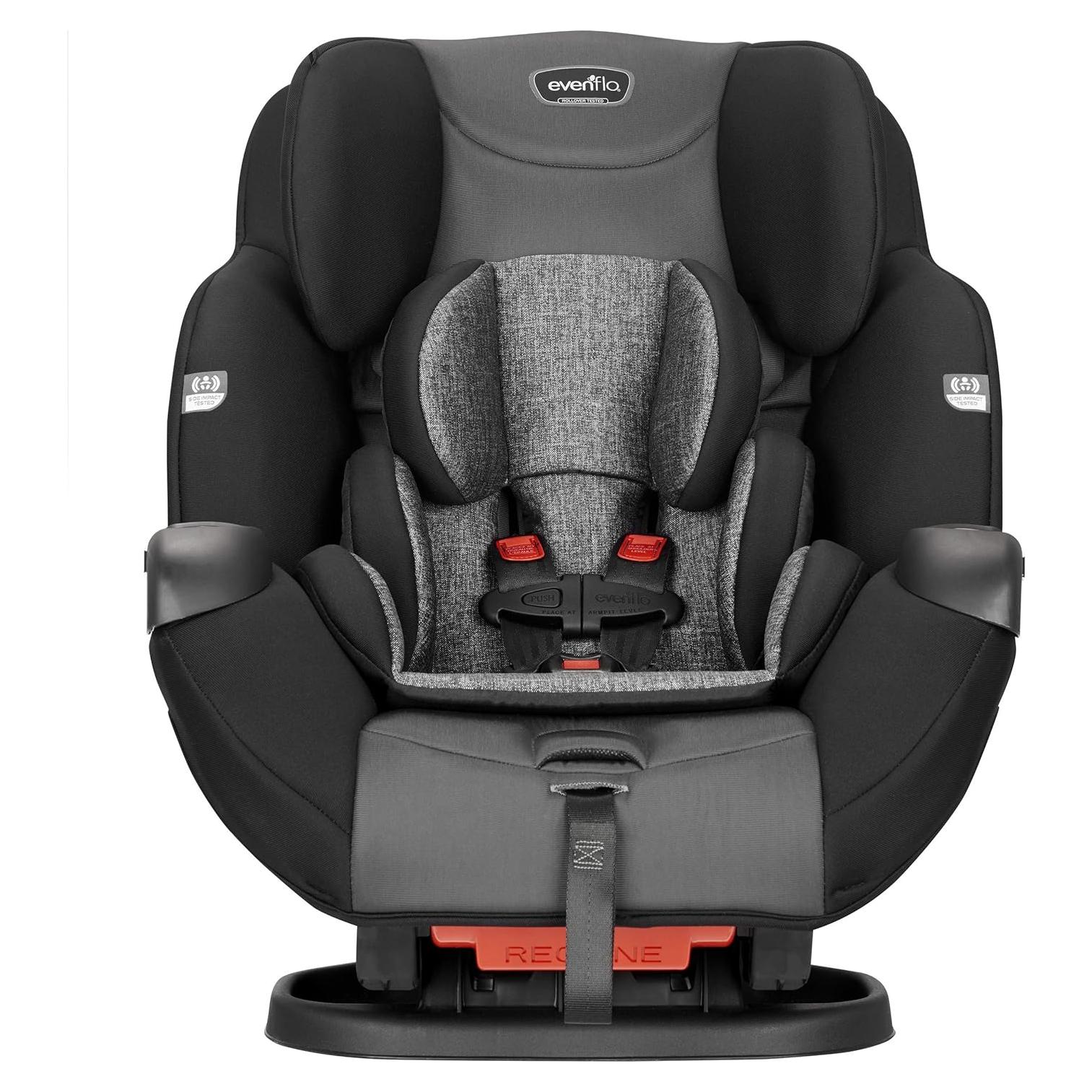Asiento de Auto Evenflo Symphony Elite 3 en 1 - Sombra de Carbón
