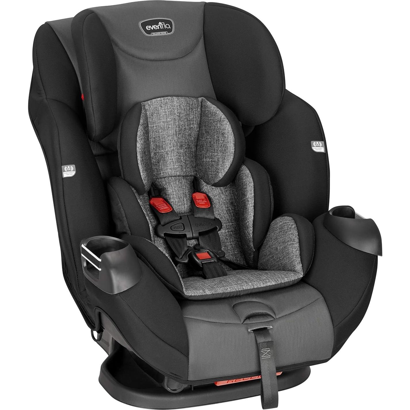 Asiento de Auto Evenflo Symphony Elite 3 en 1 - Sombra de Carbón