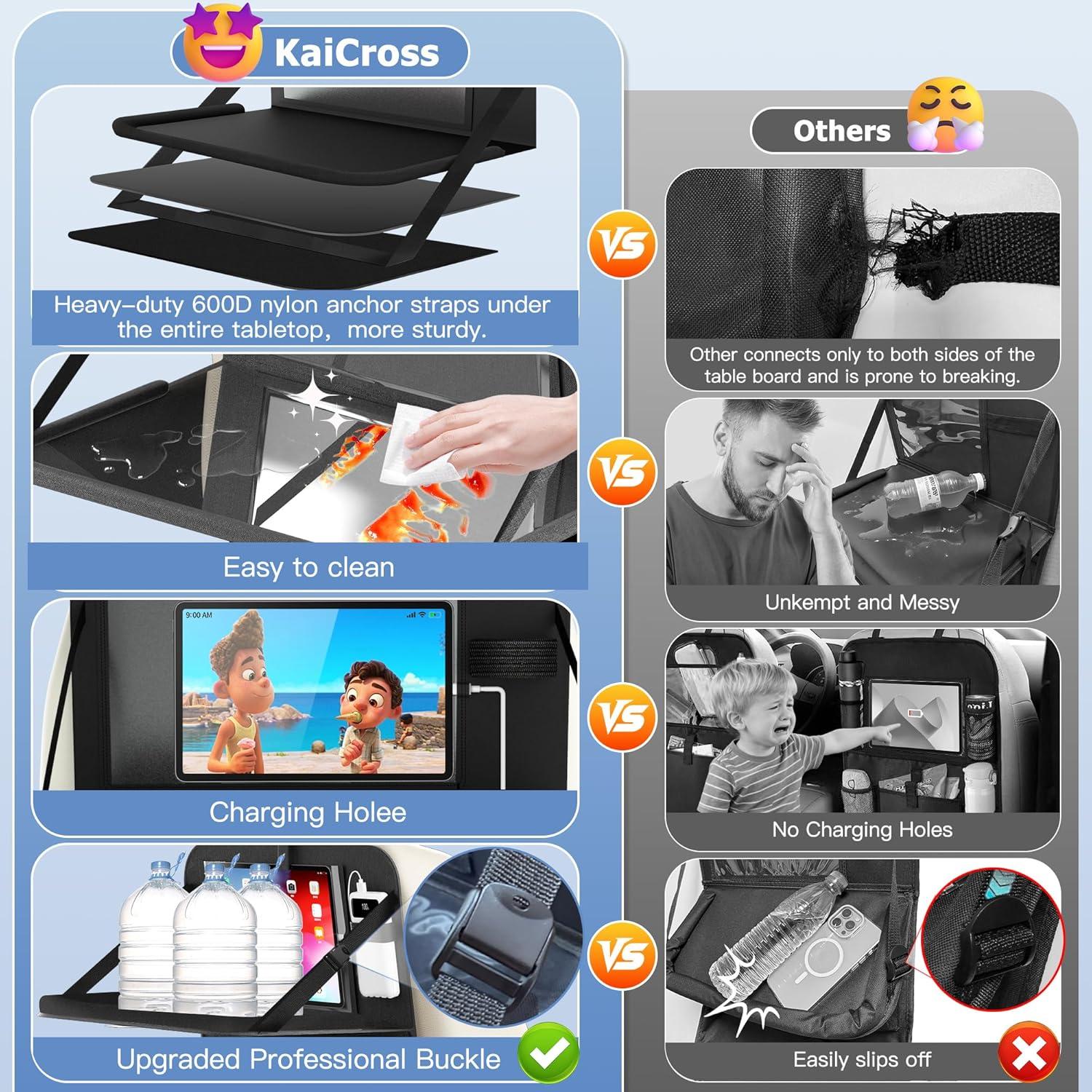 Organizador de Asiento Trasero de Coche KaiCross - 11 Bolsillos