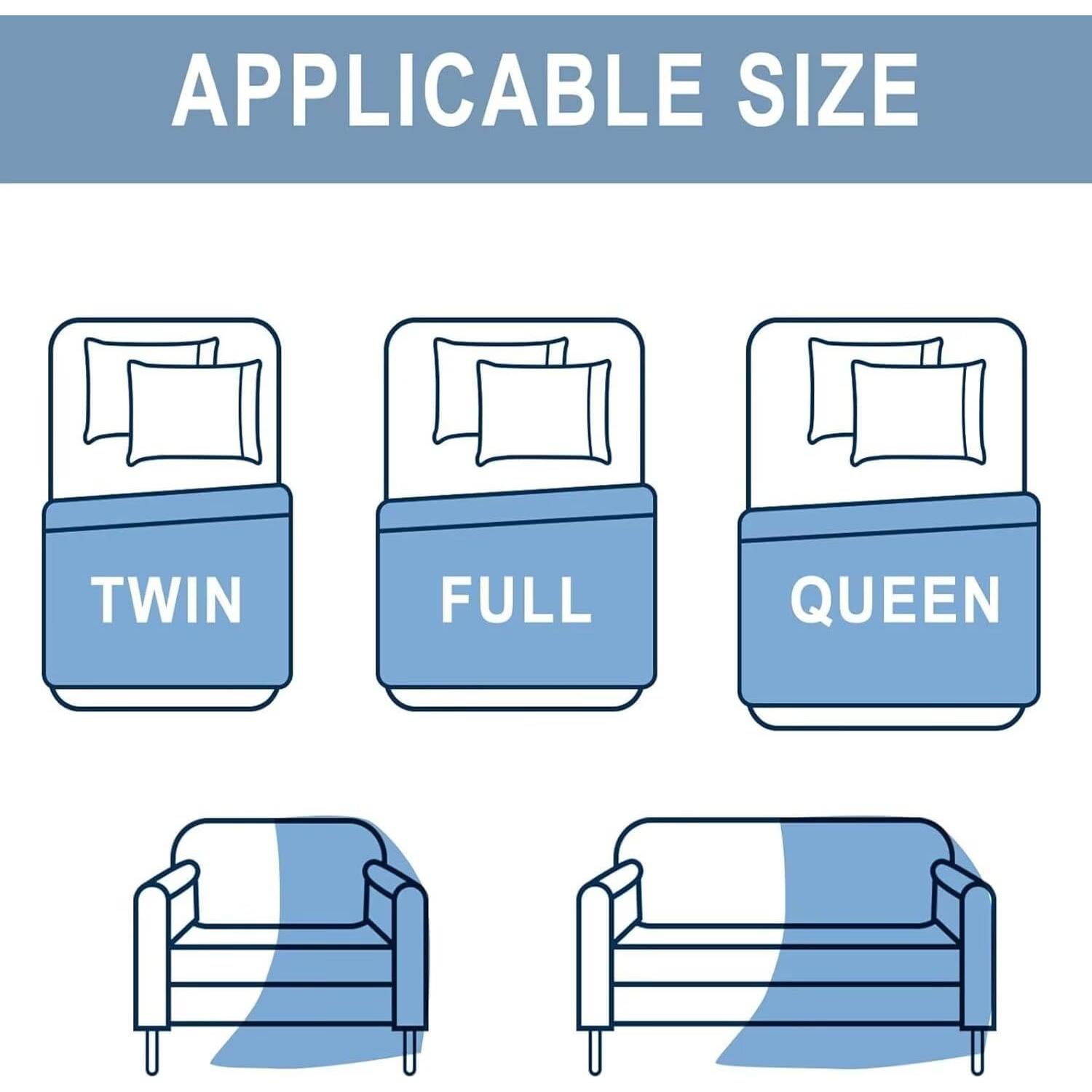 Manta Boho Wzvzss 100% Algodón 127x152cm Reversible Floral