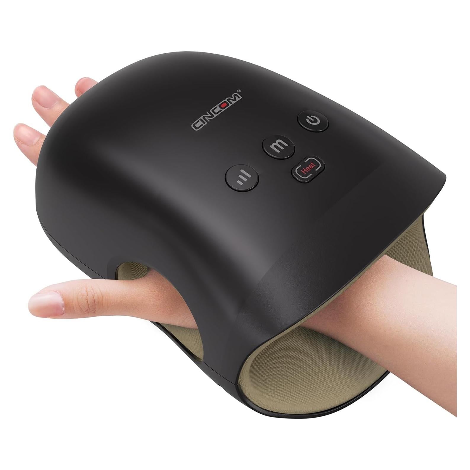 Masajeador de Mano Inalámbrico CINCOM con Calor y Compresión