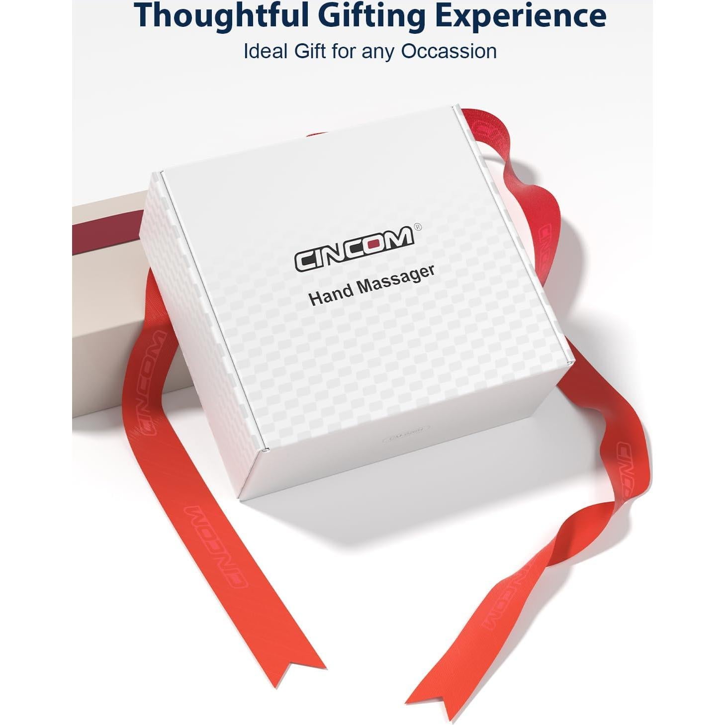Masajeador de Mano Inalámbrico CINCOM con Calor y Compresión