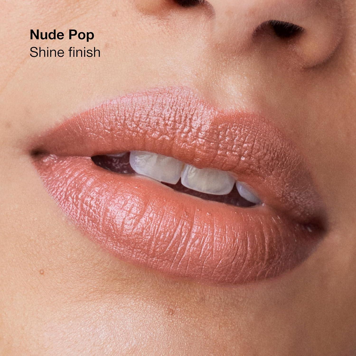 Labial Clinique Pop AA Nude - Brillo, Larga Duración, 20g