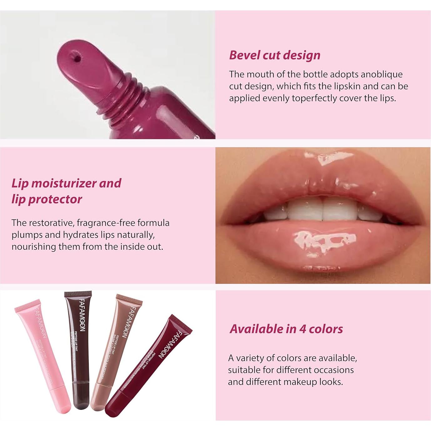 Brillo de Labios Hidratante Mrettick 5 Colores 7.1 ml