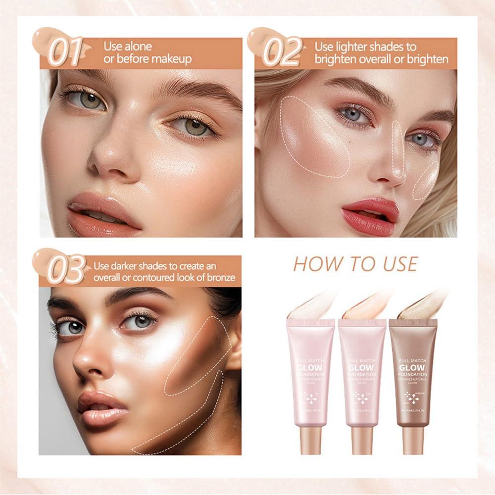 Iluminador Hidratante GHFCZOO 40 ml - Brillo Natural Claro