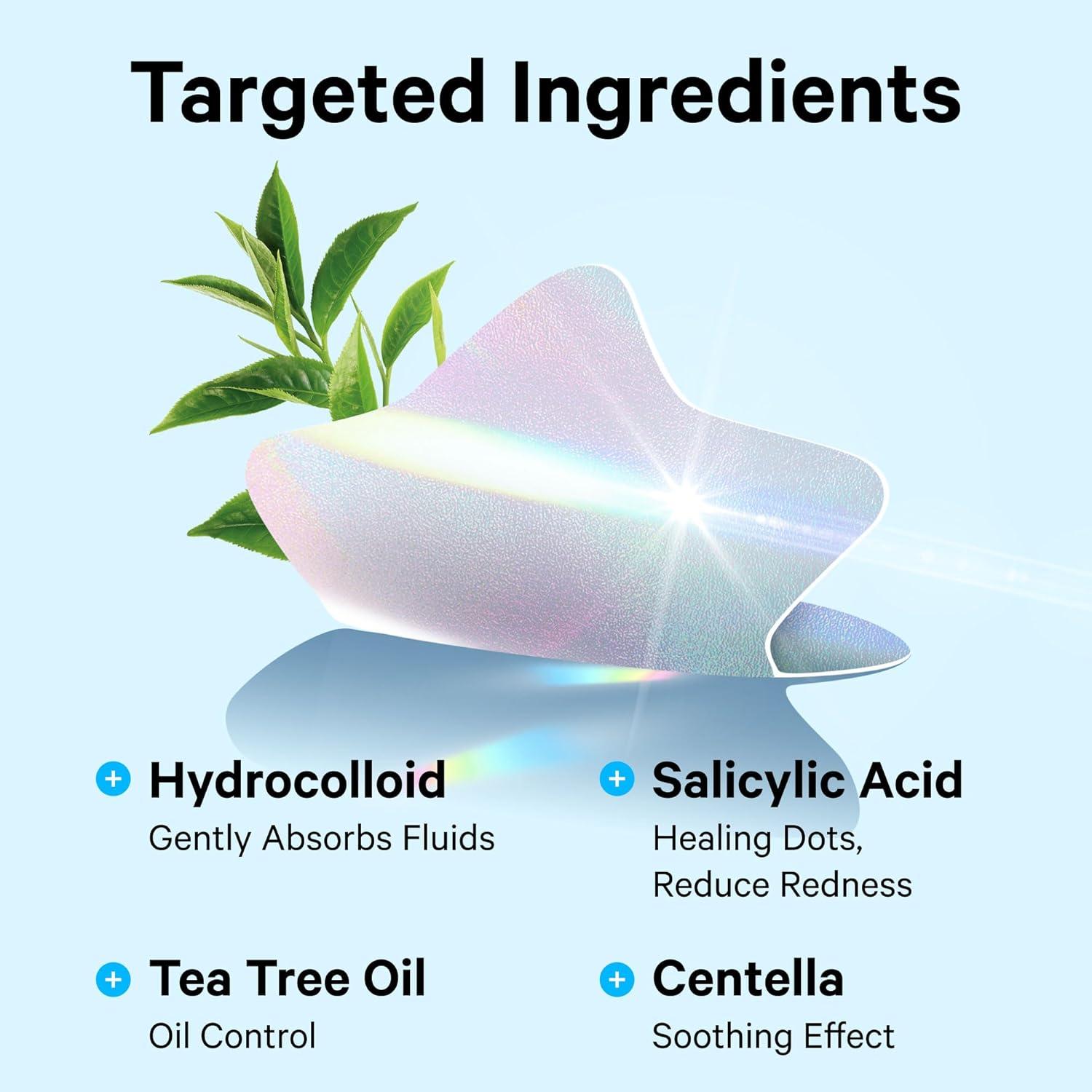 Parche Holográfico Sosky para Acné - 48 Unidades Coloridas