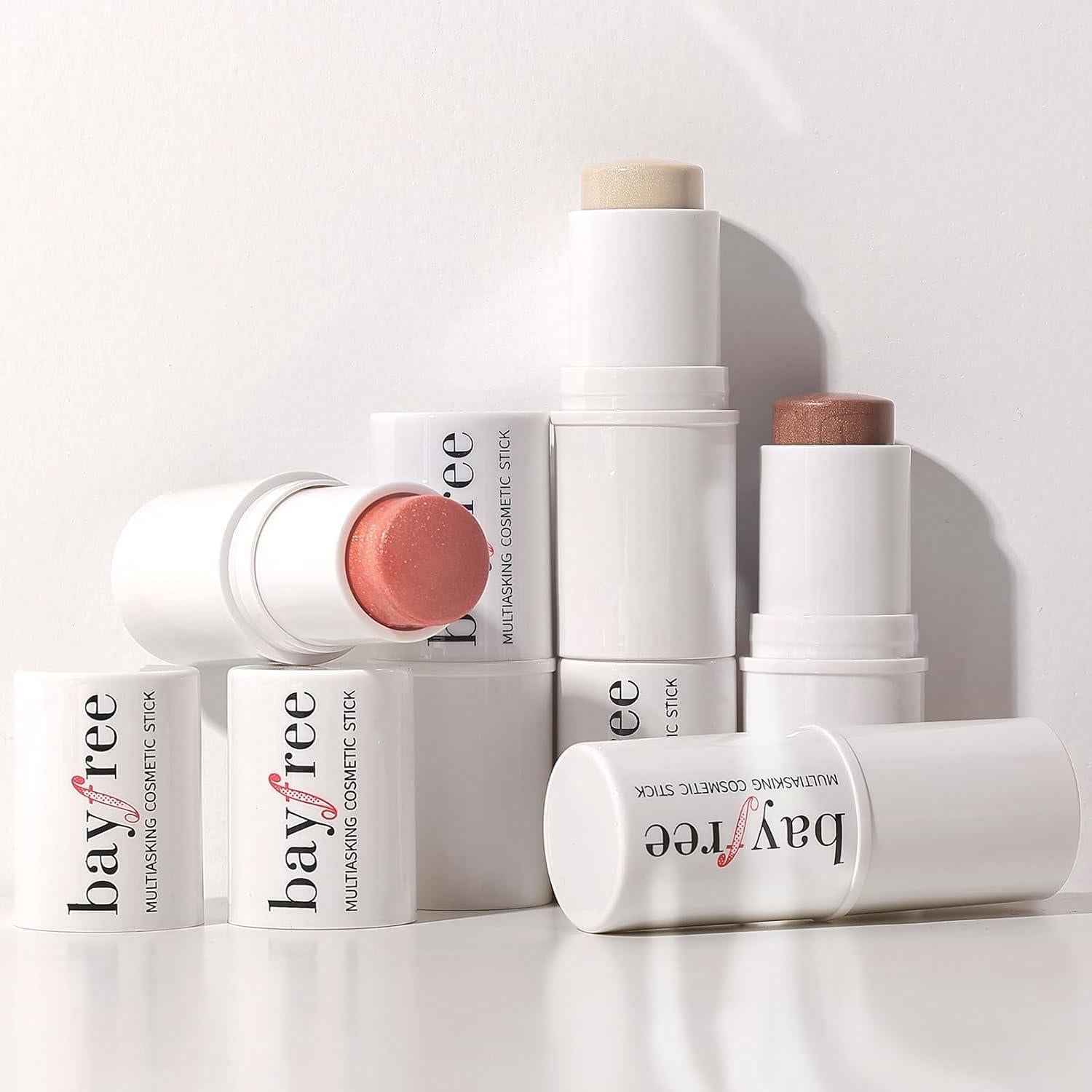 Juego de 3 Barras de Maquillaje Bayfree - Contorno, Rubor e Iluminador