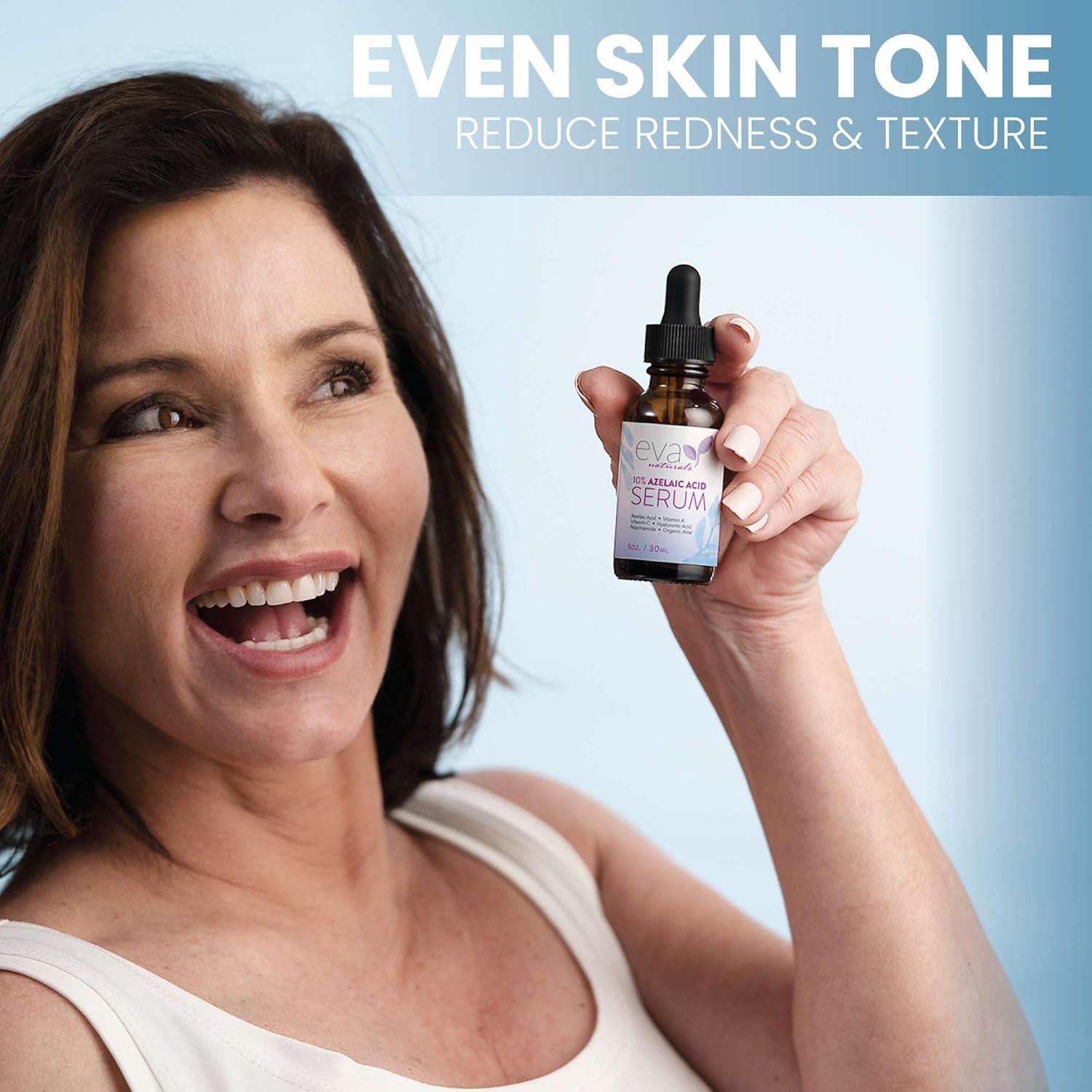 Suero Facial Eva Naturals 29.57 ml - Ácido Azelaico 10%