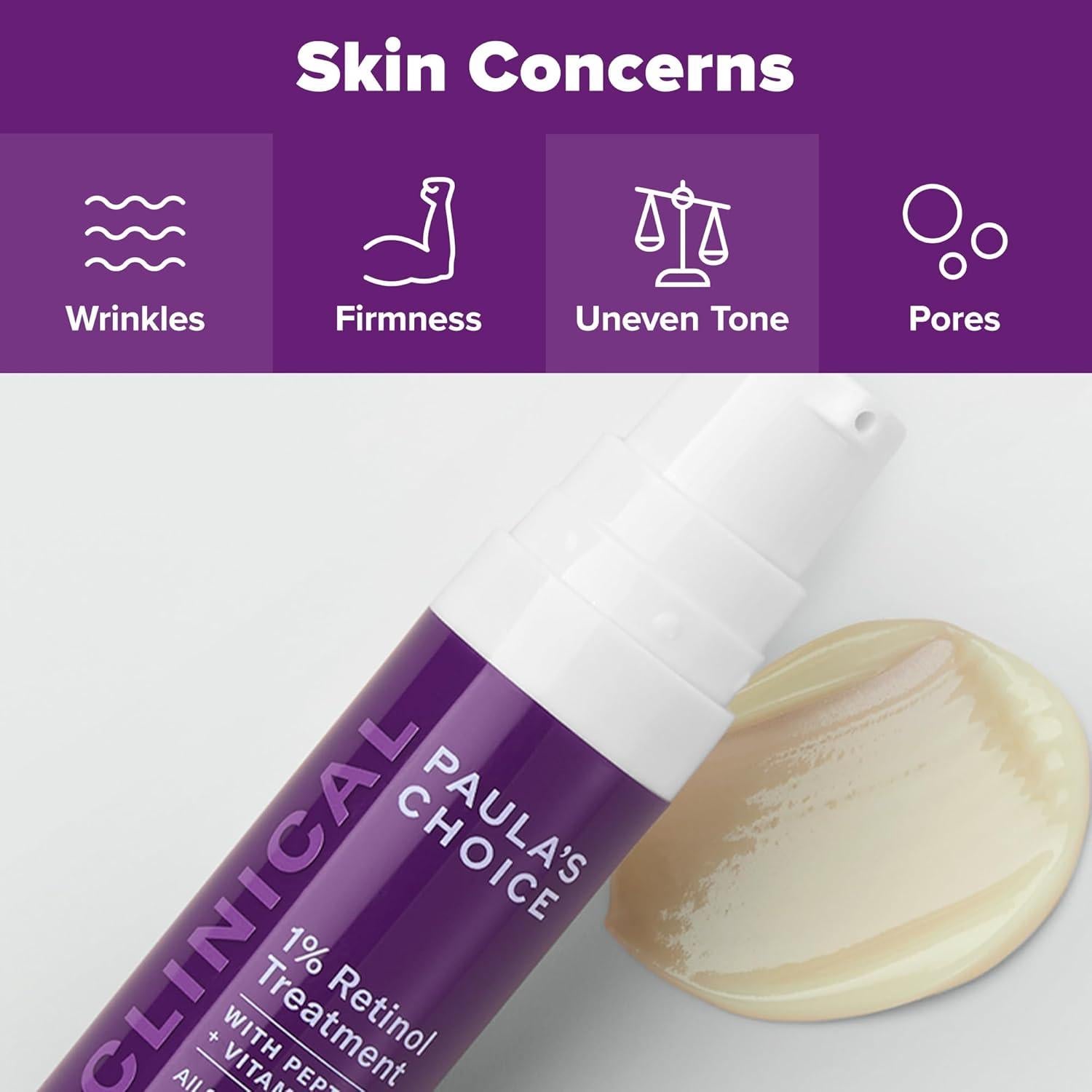 Crema Reafirmante Paula's Choice Retinol 1% con Péptidos 4.73ml