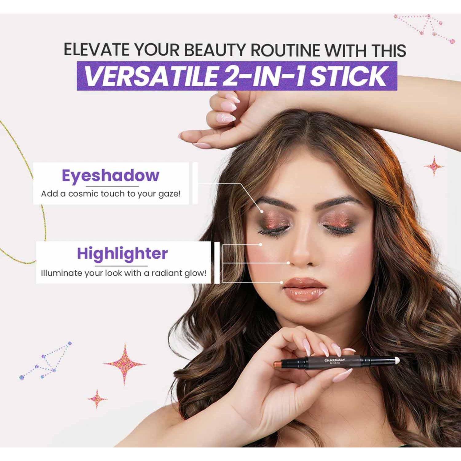 Sombra de Ojos en Crema Multicromo CHARMACY 2 en 1 30g