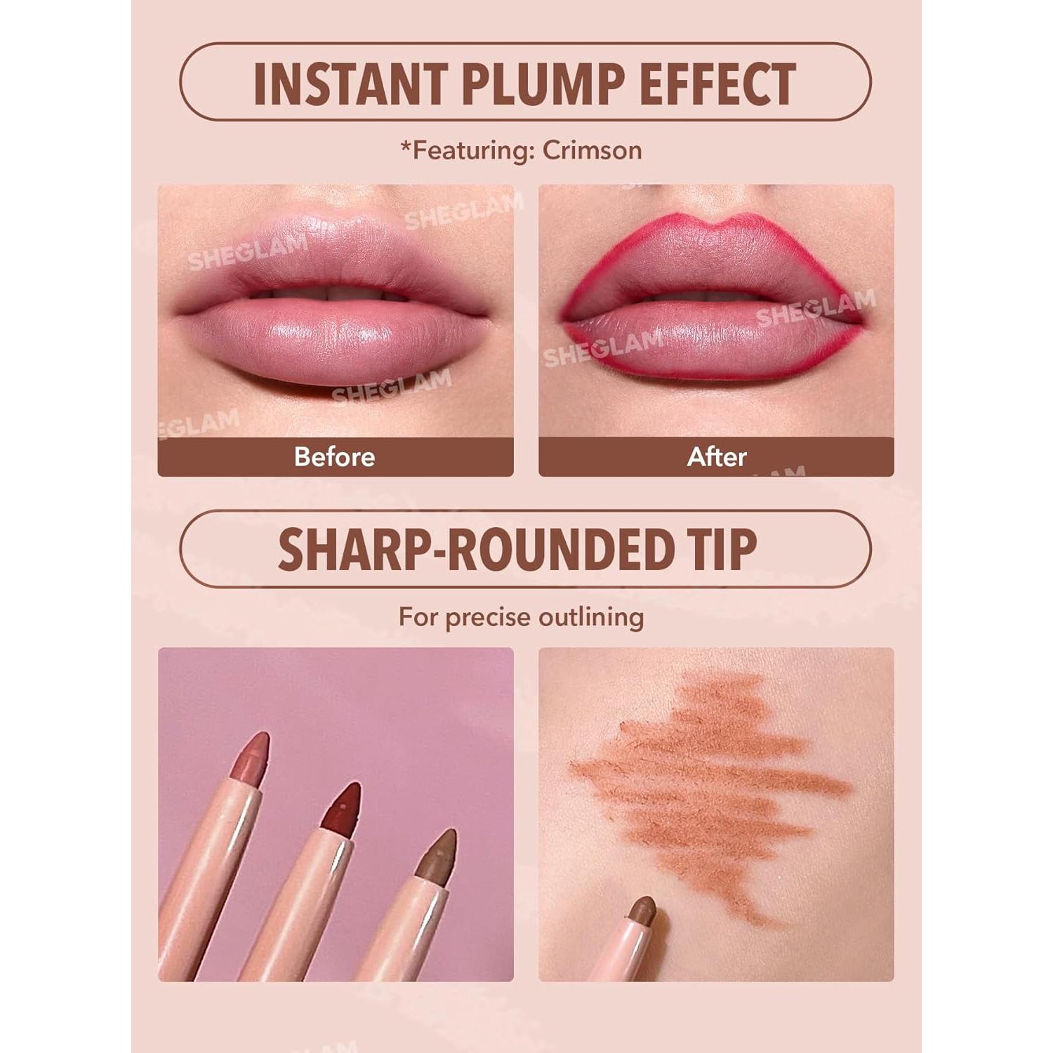 Lápiz de Labios SHEGLAM Crema Mate Alto Pigmento Brazen
