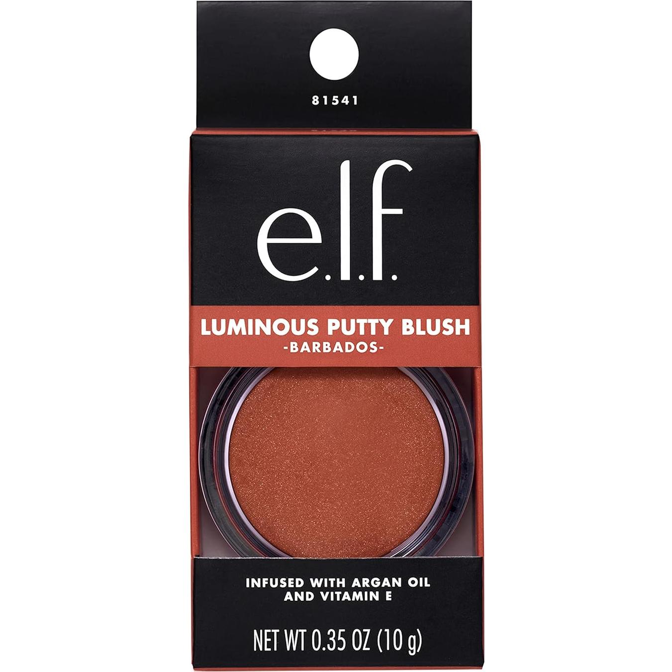 Rubor Luminosa Putty e.l.f. 9.92g - Acabado Brillante Barbados