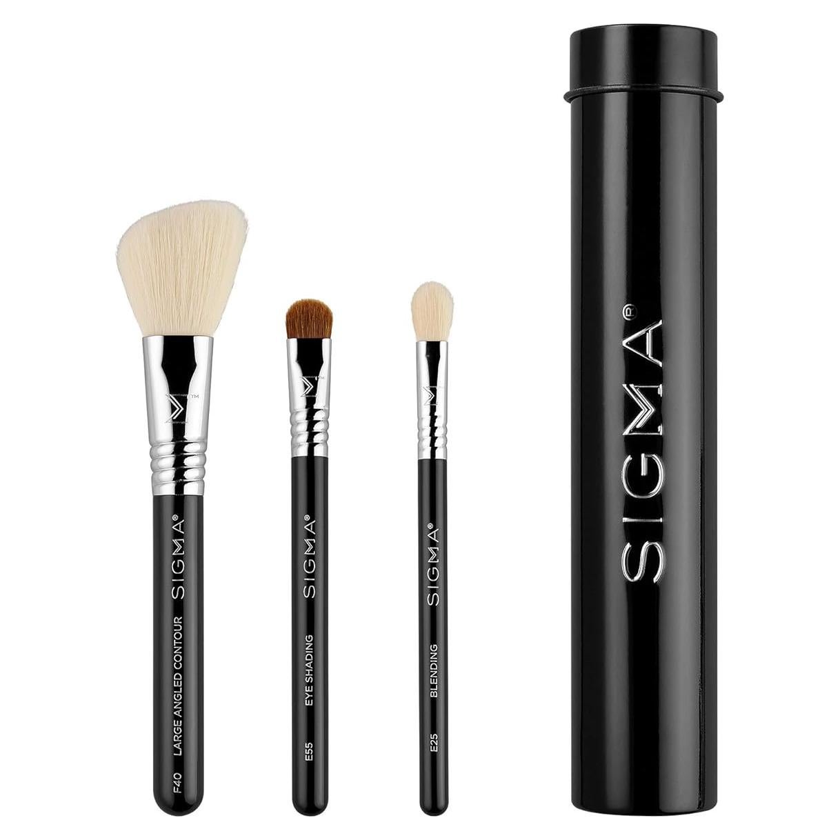 Set de Pinceles de Maquillaje de Viaje Sigma Beauty - 3 Piezas