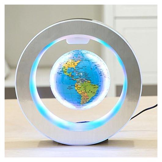 Globo Flotante Magnético FUGEST 10cm con LED Mapa Mundial