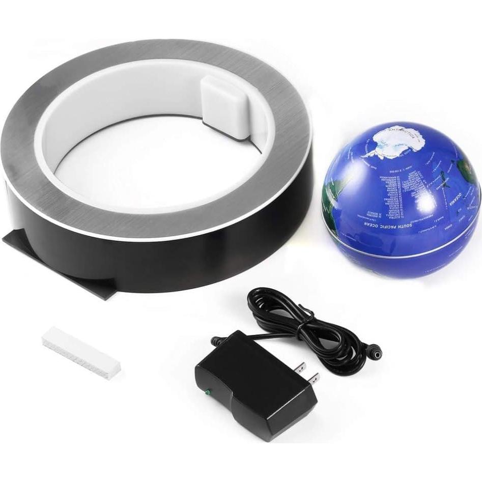 Globo Flotante Magnético FUGEST 10cm con LED Mapa Mundial