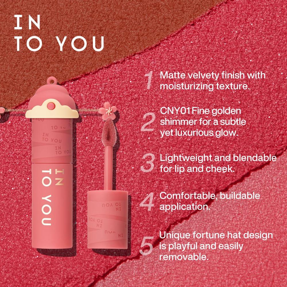 Barra de Labios Mate INTO YOU CNY01 Rojo Regal 32g