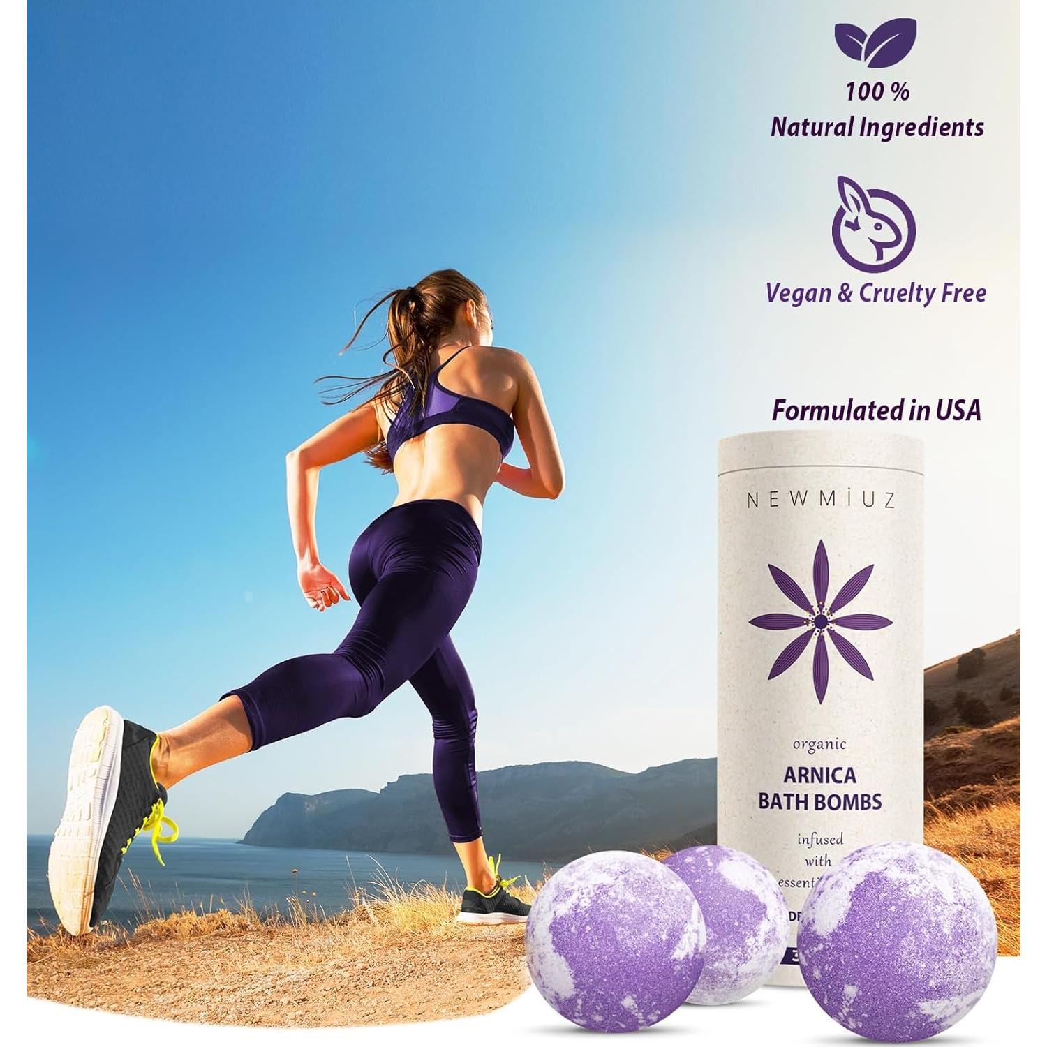 Bombas de Baño Espumosas New Miuz - Arnica, Lavanda y Bergamota