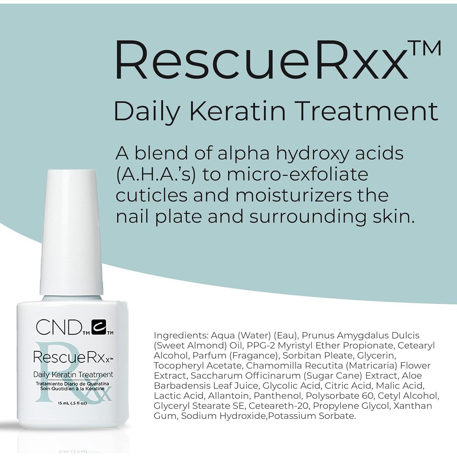 Cuidado de Uñas CND RescueRxx Tratamiento Diario 3.85 ml