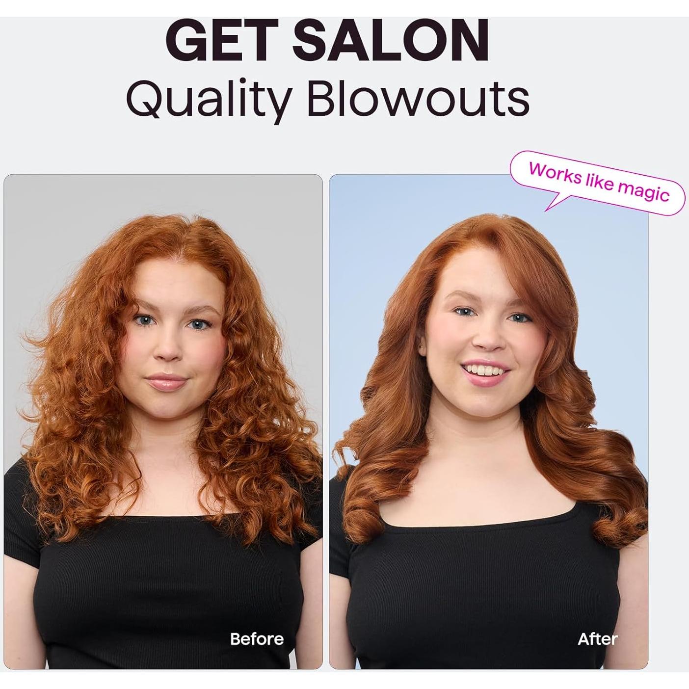 Cepillo Térmico Wavytalk 1.5" Iónico Verde - Secado Rápido