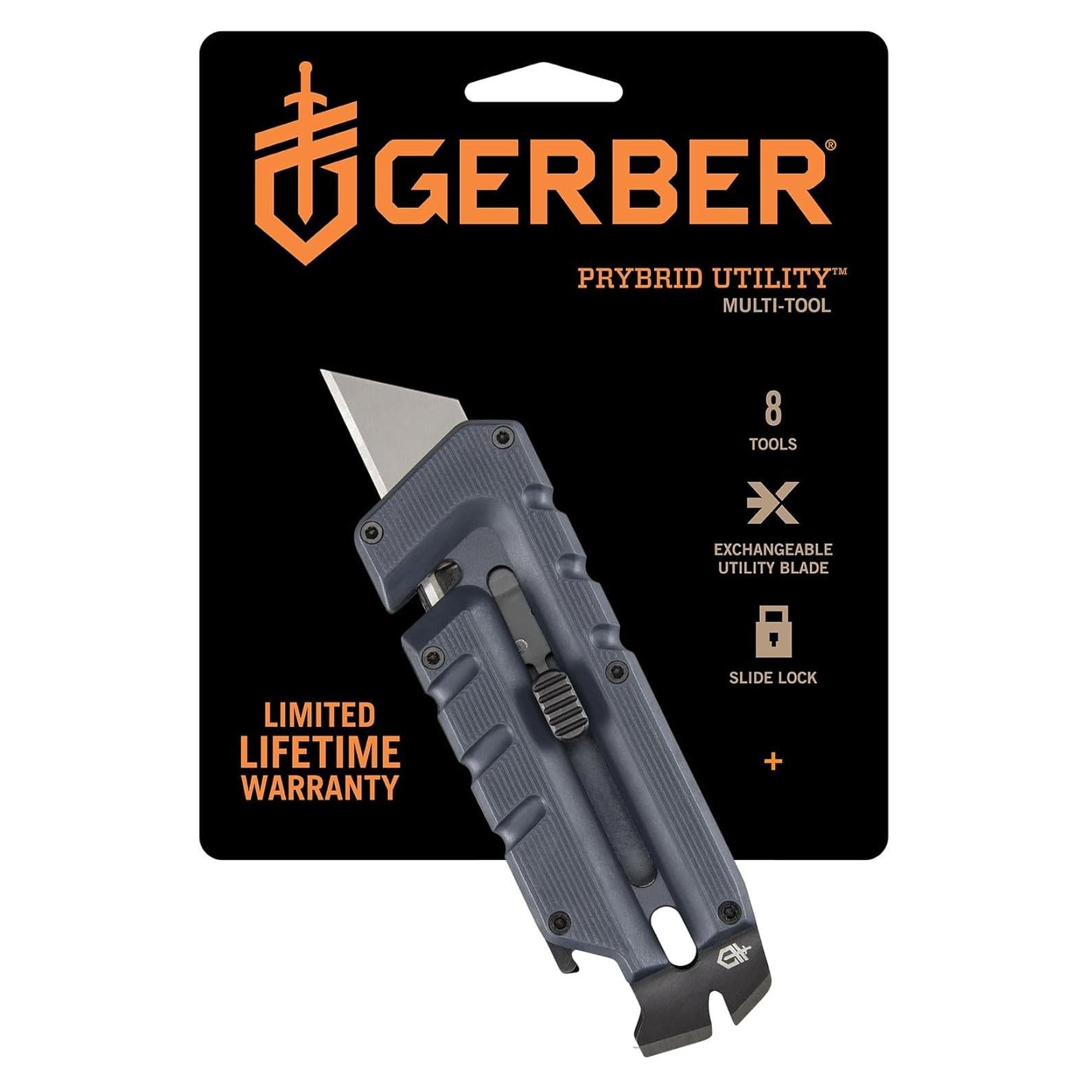 Cuchillo Utilitario Gerber Prybrid 8 en 1 - Azul