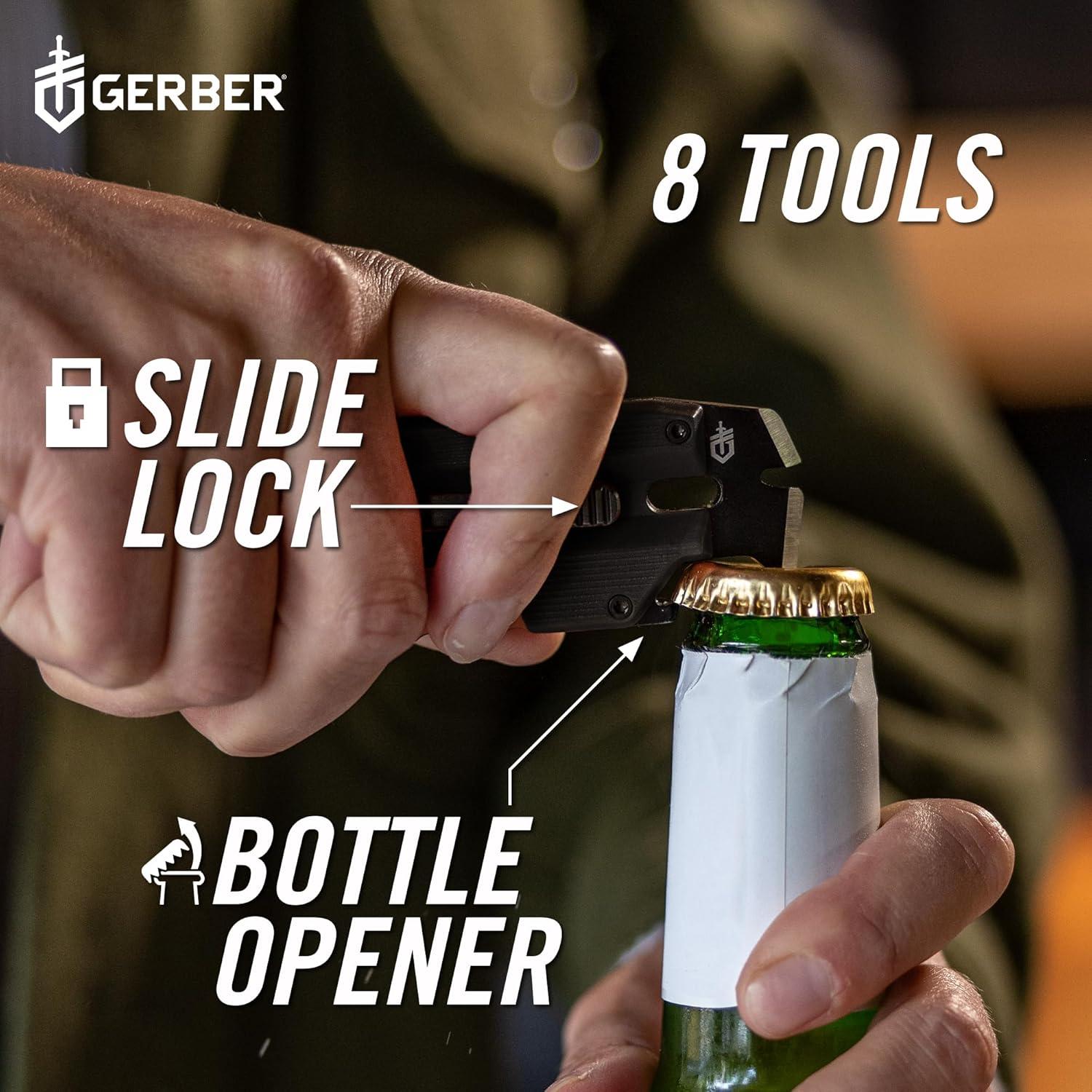 Cuchillo Utilitario Gerber Prybrid 8 en 1 - Azul