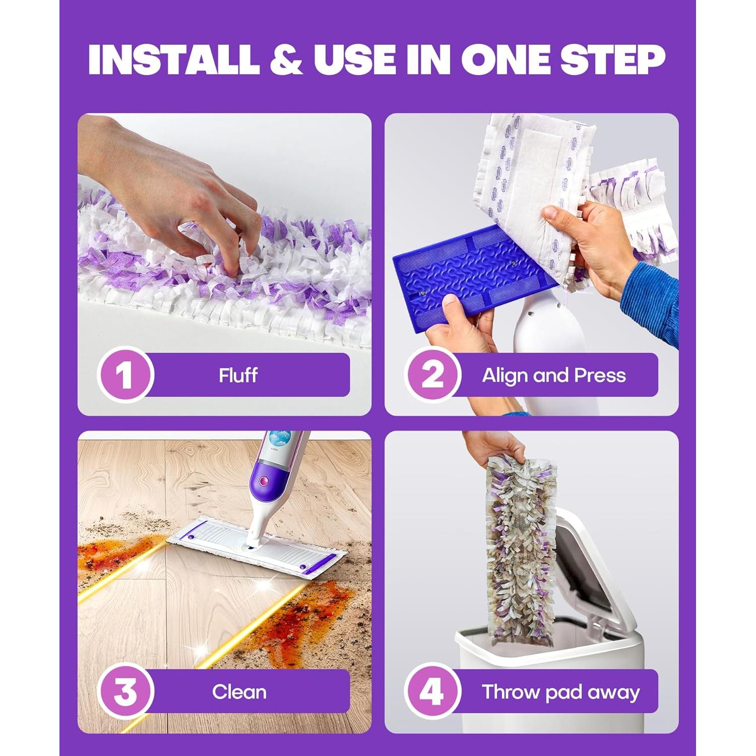 Repuestos Mopas Domudy 30 Unidades Multi-Superficie 1.05 kg