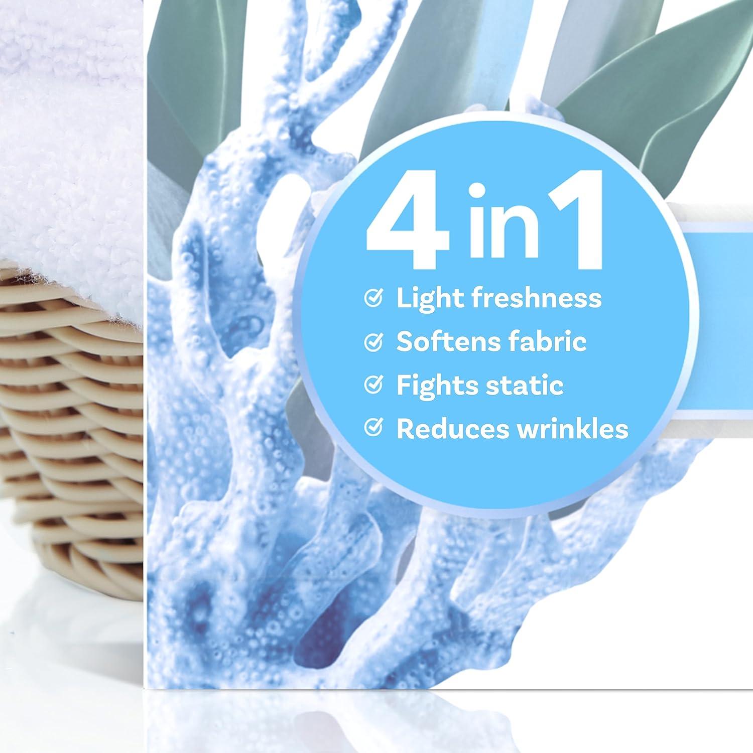 Hojas de Secadora Downy Brisa Oceánica 130 Unidades