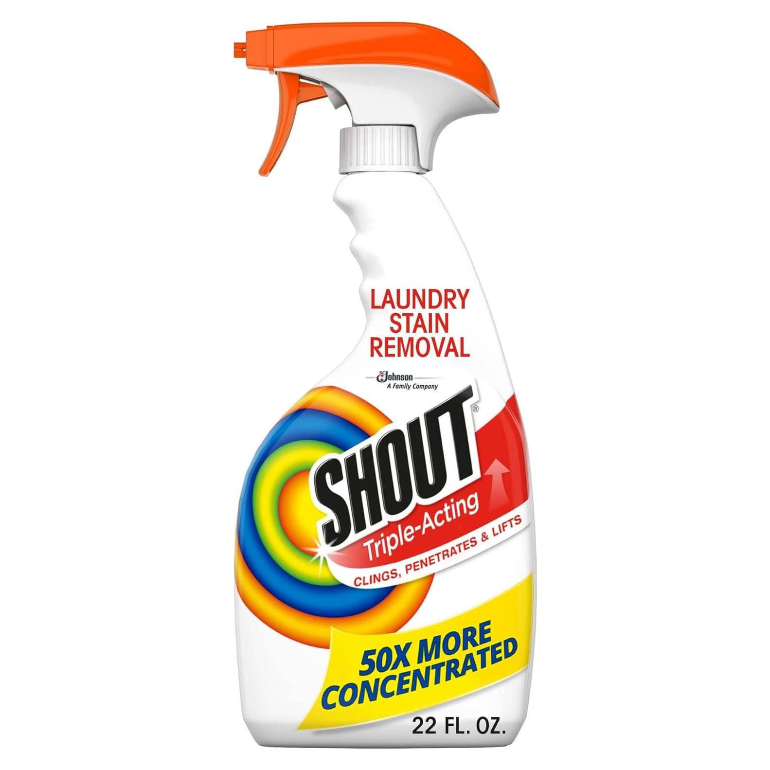 Removedor de Manchas Shout 622g con Enzimas Activas - Spray Prelavado