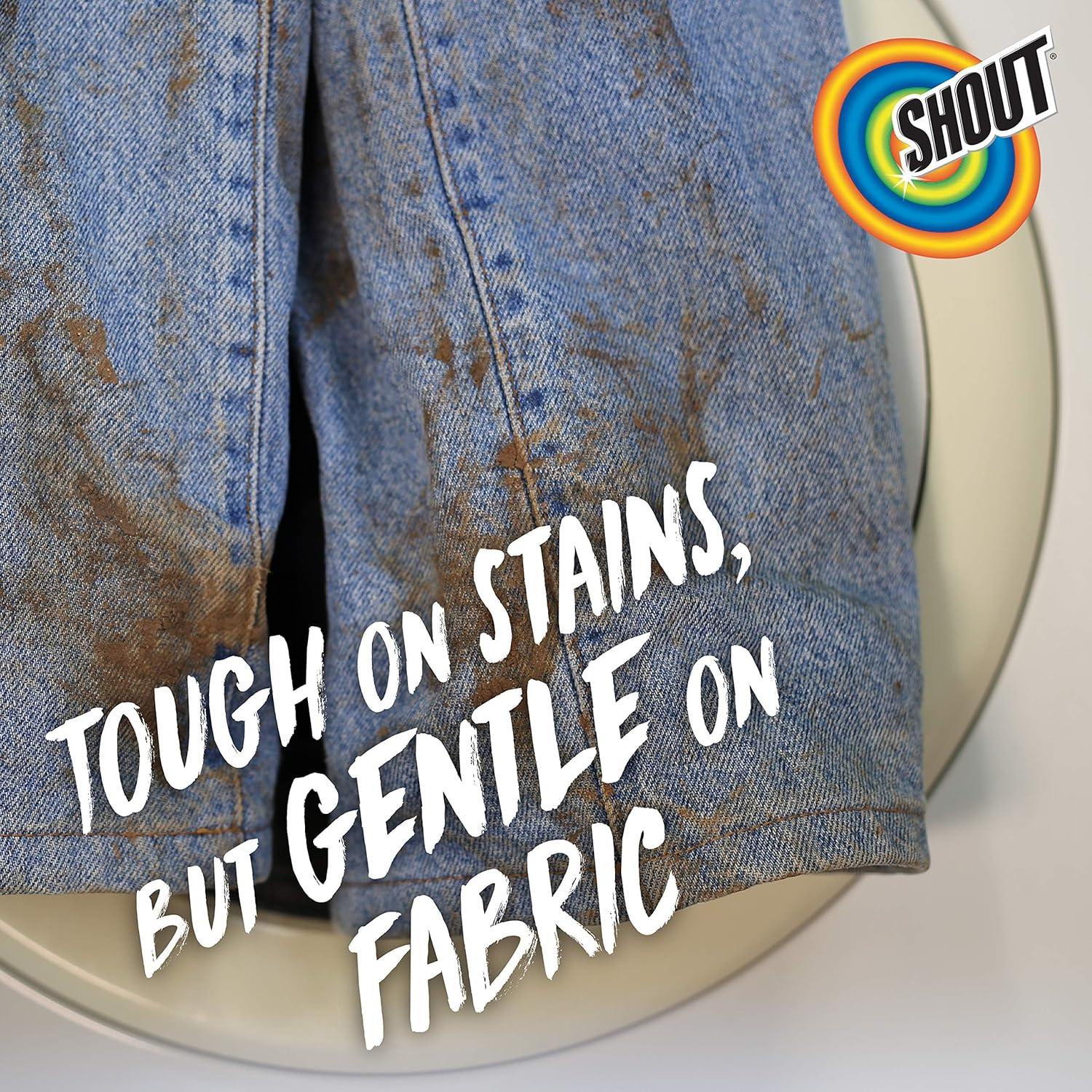 Removedor de Manchas Shout 622g con Enzimas Activas - Spray Prelavado