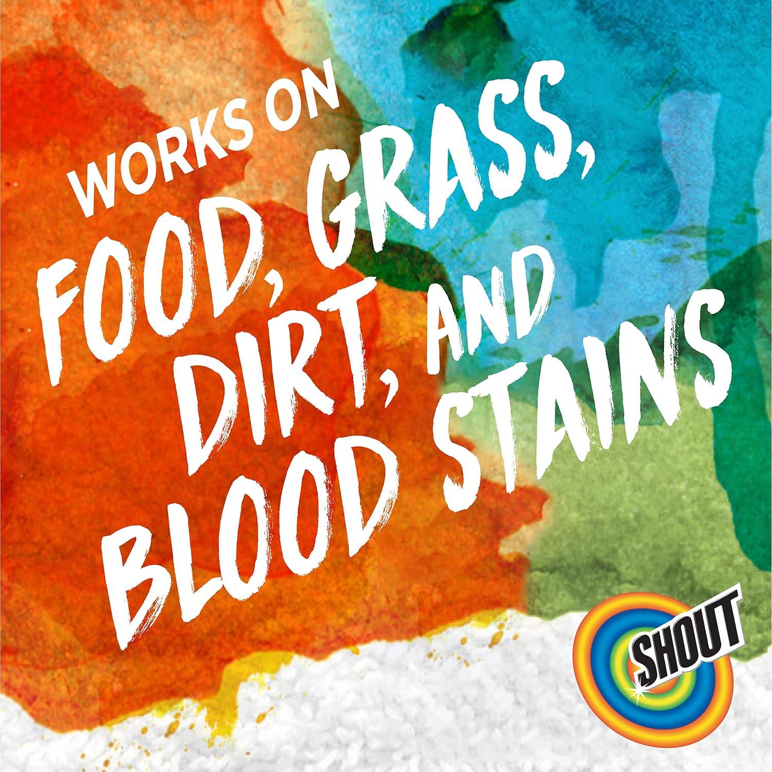 Removedor de Manchas Shout 622g con Enzimas Activas - Spray Prelavado