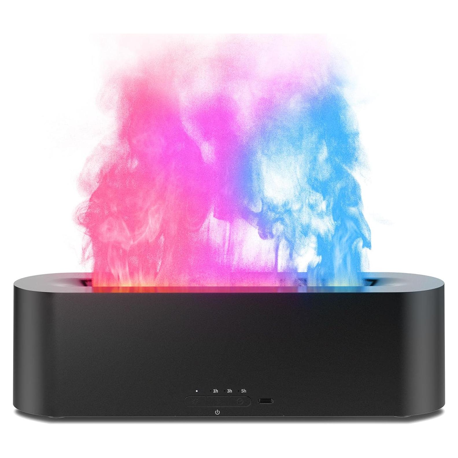 Difusor de Llama PIZAY - Humidificador 180ml, 7 Colores, Silencioso