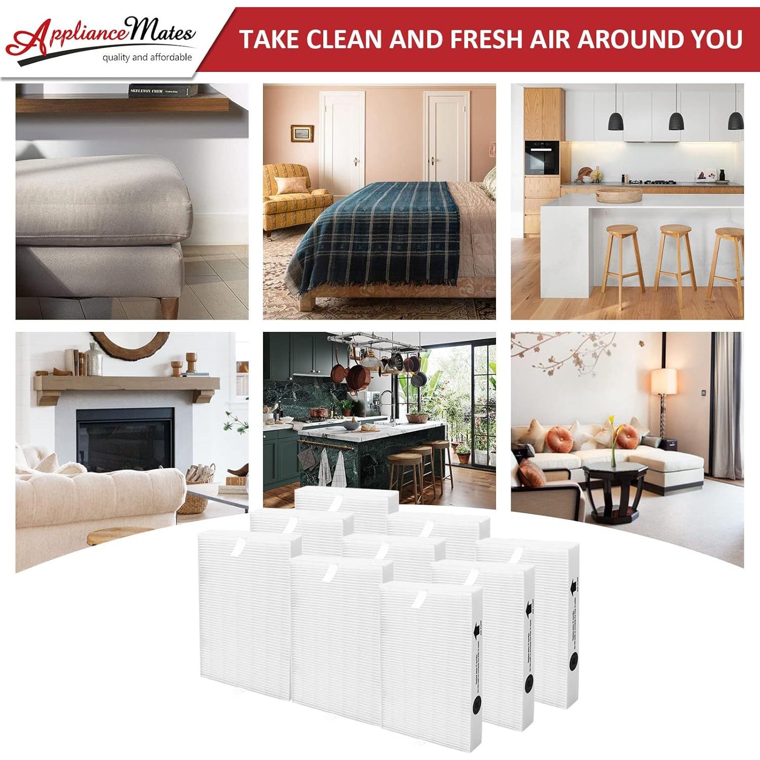 Filtro HEPA R APPLIANCEMATES para Purificador Honeywell HPA300 - Paquete de 9