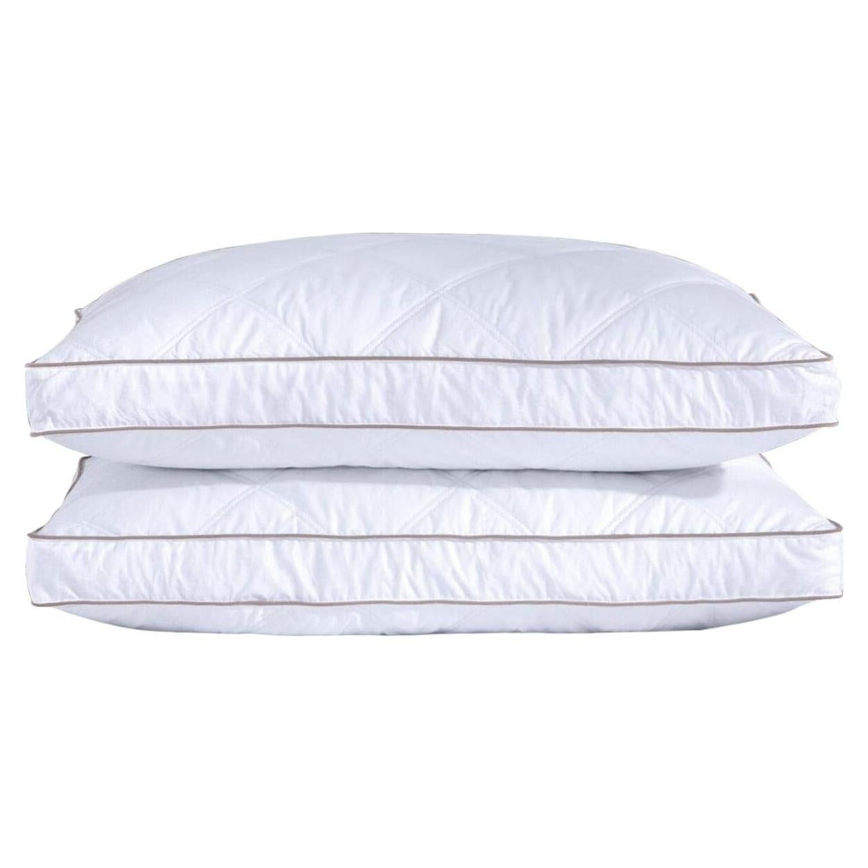 Almohadas de Plumas de Ganso puredown Rey Juego de 2