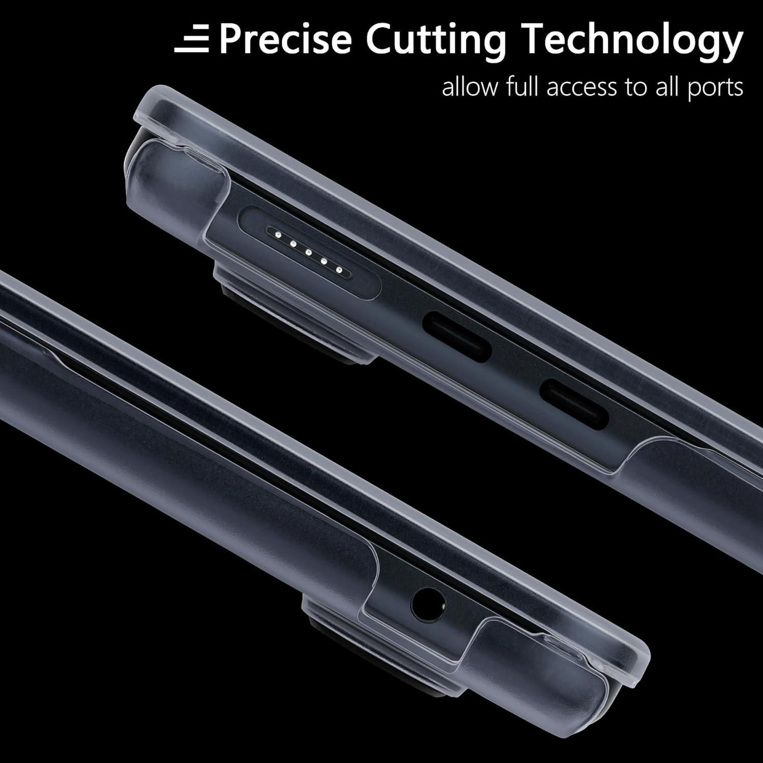 Funda MEEgoodo para MacBook Air 13.6" M4/M3/M2 Gris