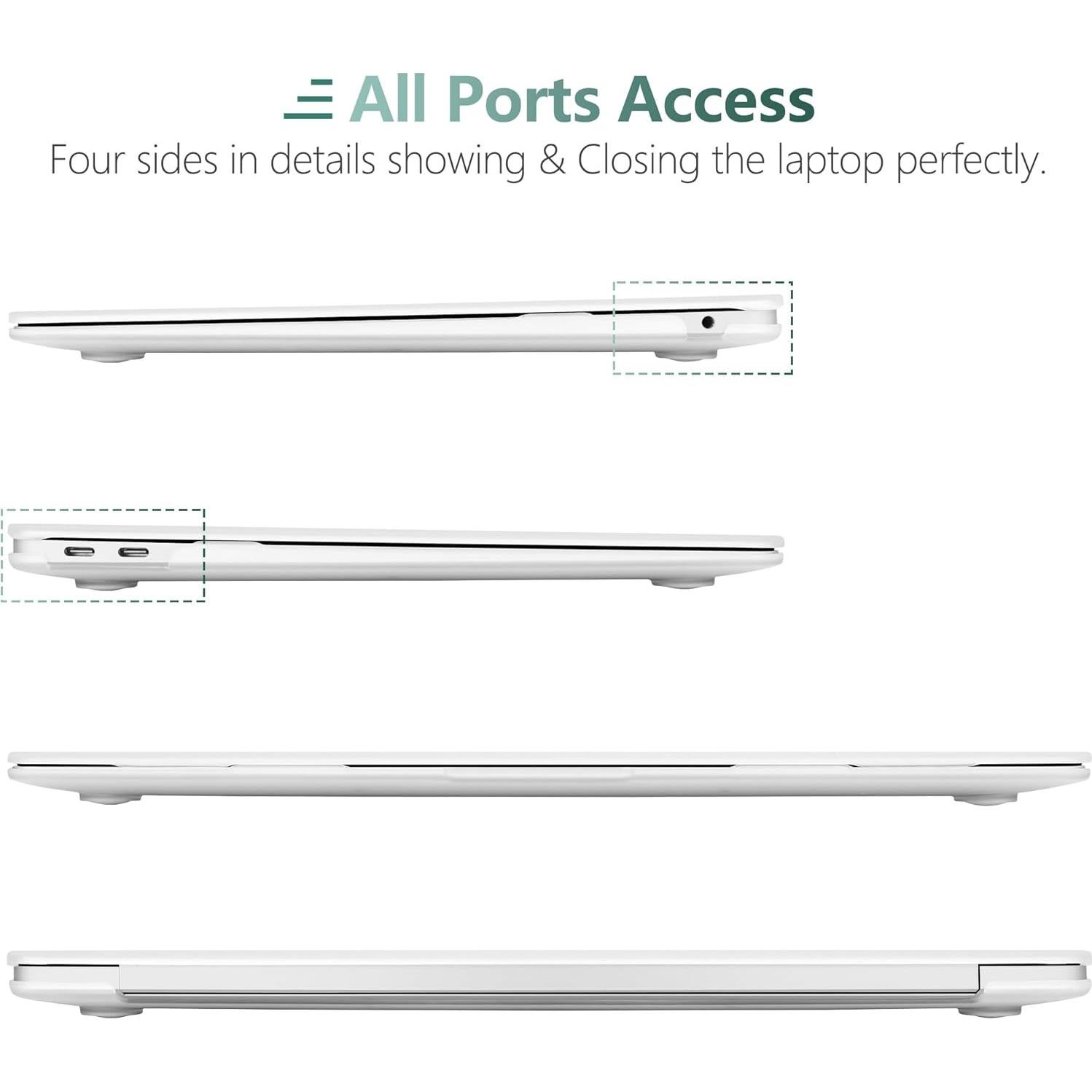 Funda DONGKE para MacBook Air 13.3" 2021-2018 Bosque