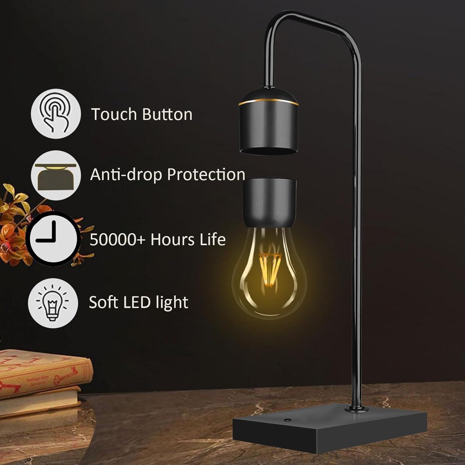 Lámpara de Mesa Levitatante Magnética GYC Tech LED Blanca