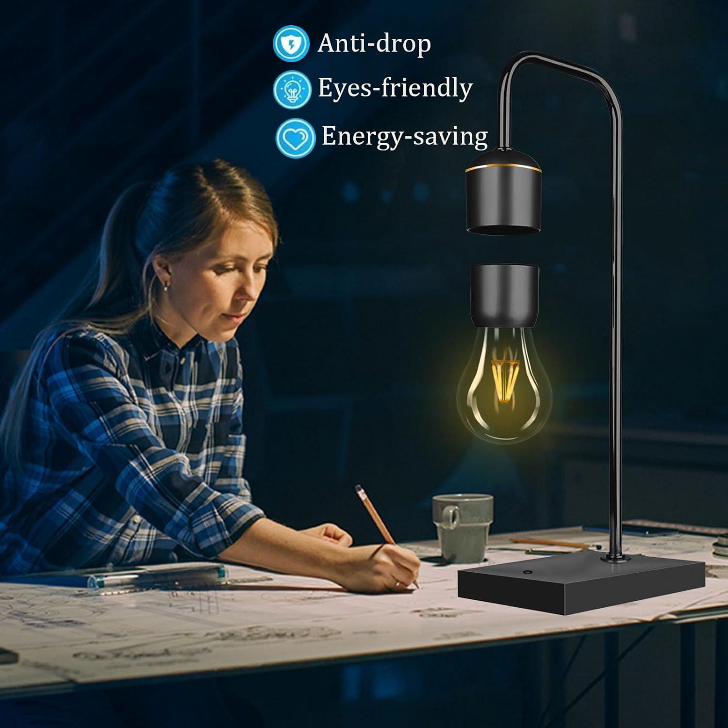 Lámpara de Mesa Levitatante Magnética GYC Tech LED Blanca