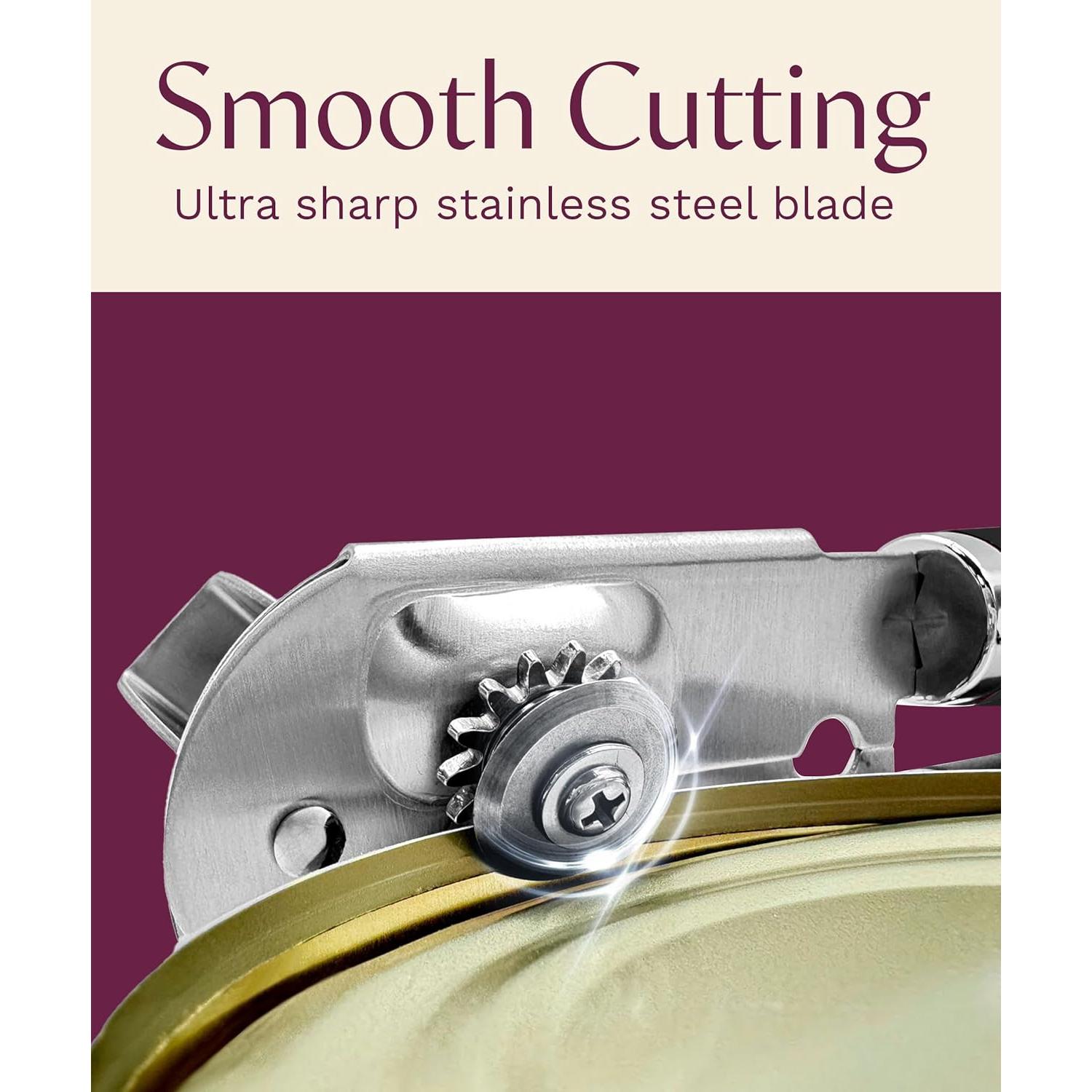 Abrelatas Manual Graceliving de Acero Inoxidable Negro