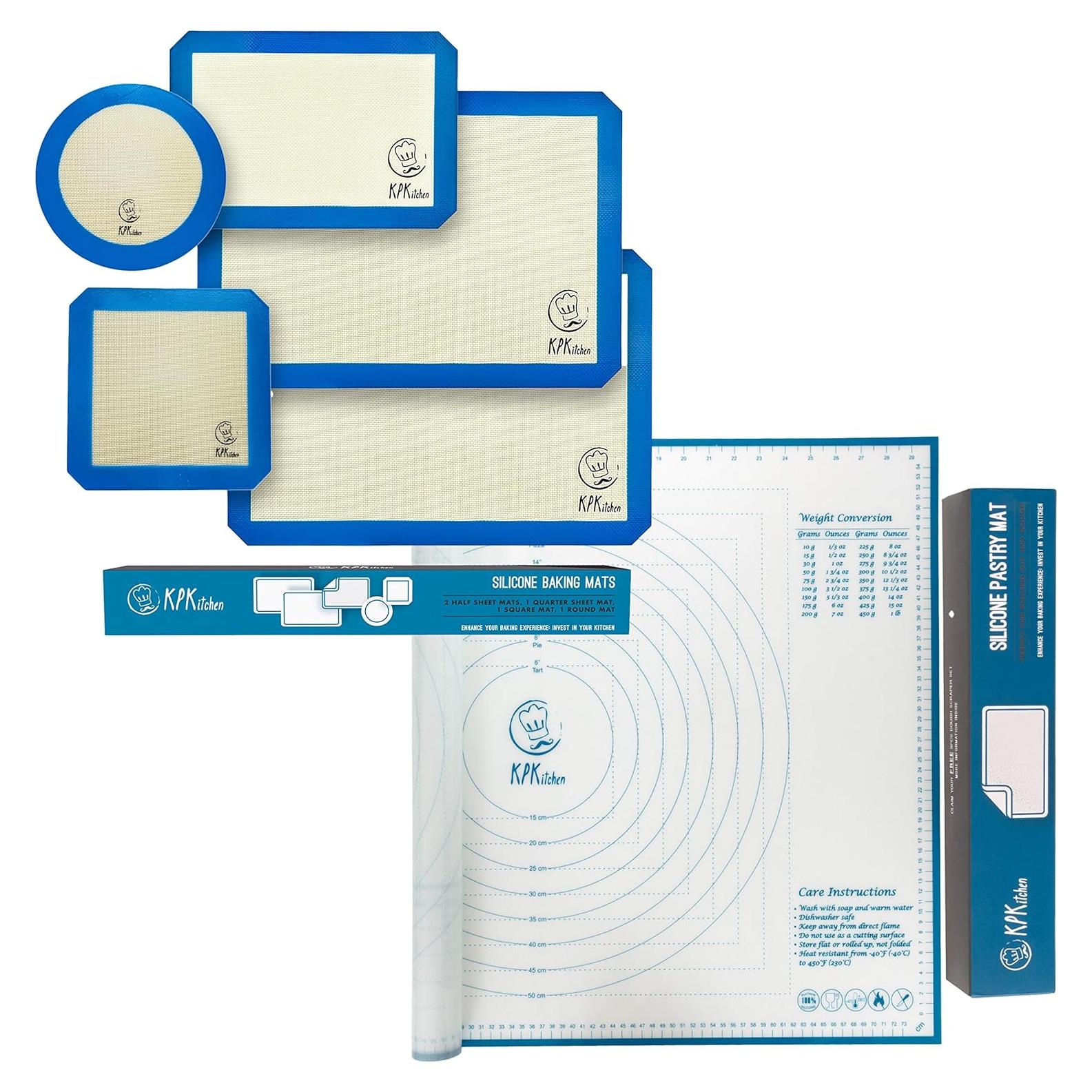 Juego de Tapetes de Silicona KPKitchen Set 5 Piezas Grande