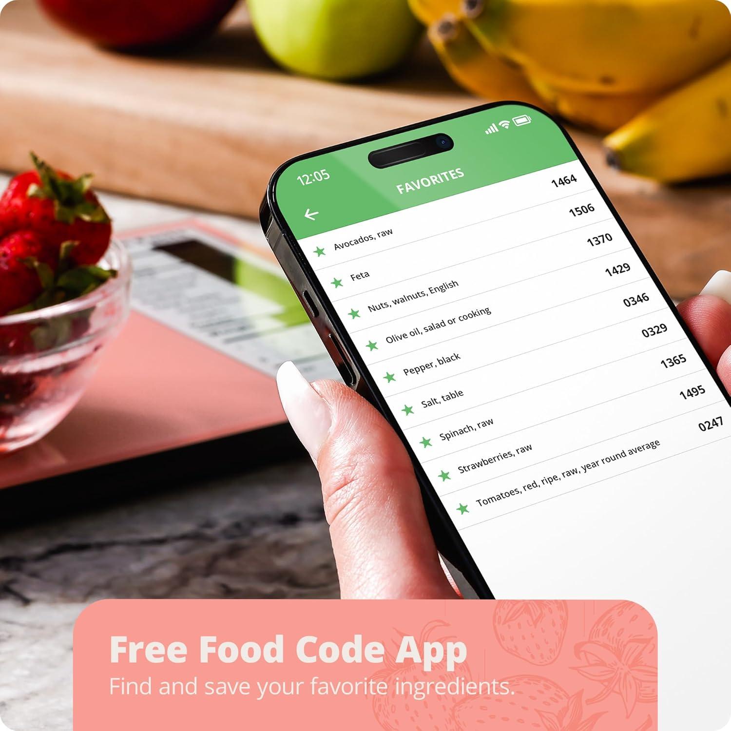 Báscula de Nutrición Greater Goods Rosa Coral 23.66x15.24cm