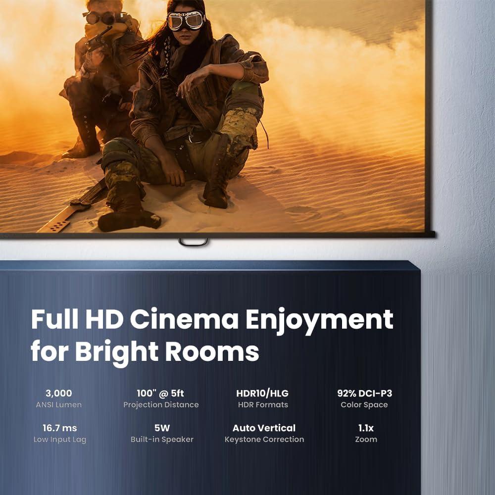 Proyector BenQ TH671ST 1080p Corto Alcance 3000 Lúmenes