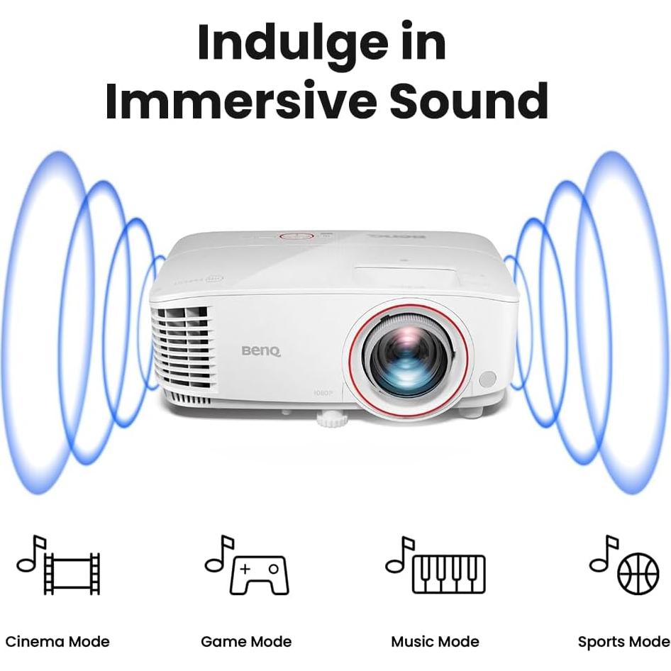 Proyector BenQ TH671ST 1080p Corto Alcance 3000 Lúmenes